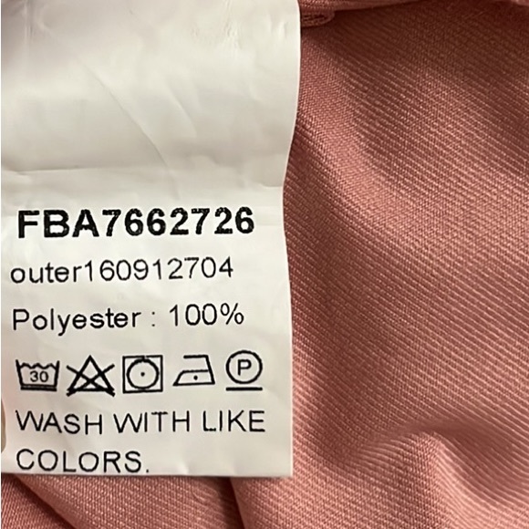 DUSTER  Rose Pink Open Front Long Cardigan Sweater Jacket NWOT - Picture 9 of 9